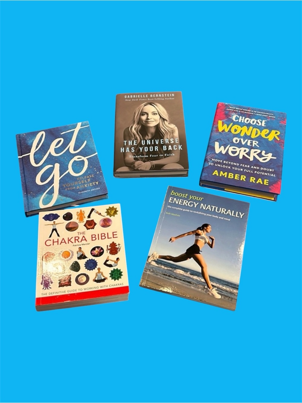 🧘‍♀️ (5) Books, yoga mat 🧘‍♀️